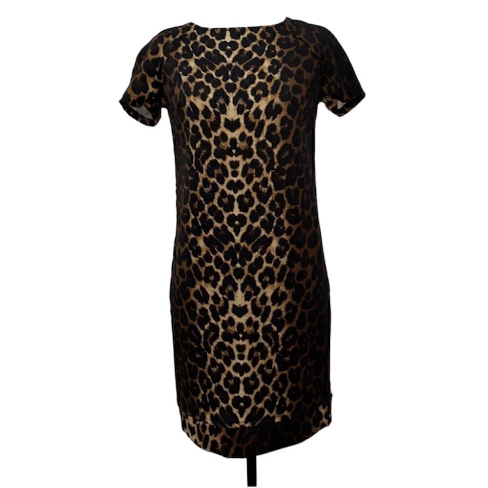 Bar III Leopard Ombre Bodycon Shift Dress